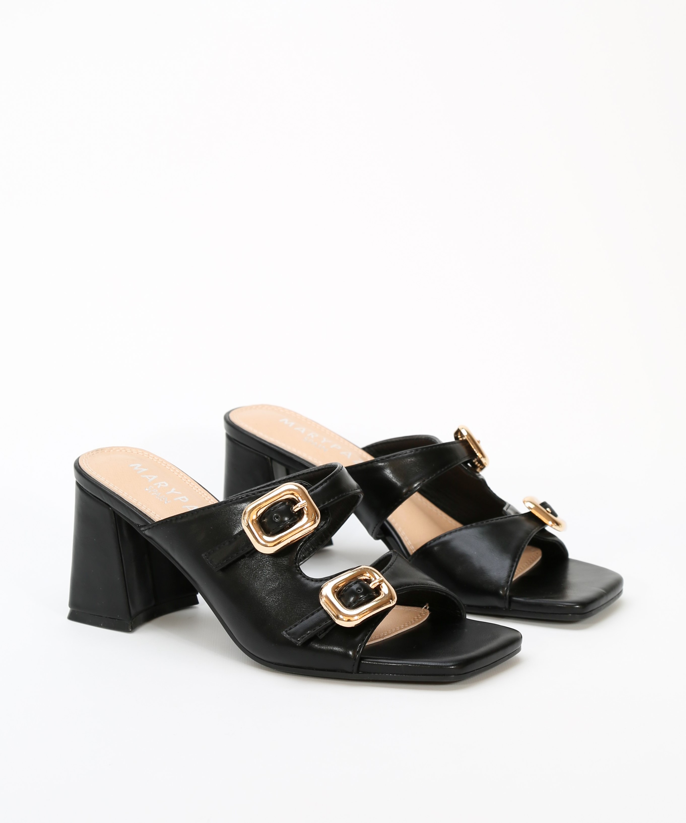 Sandalia tac&oacute;n doble hebilla image number null